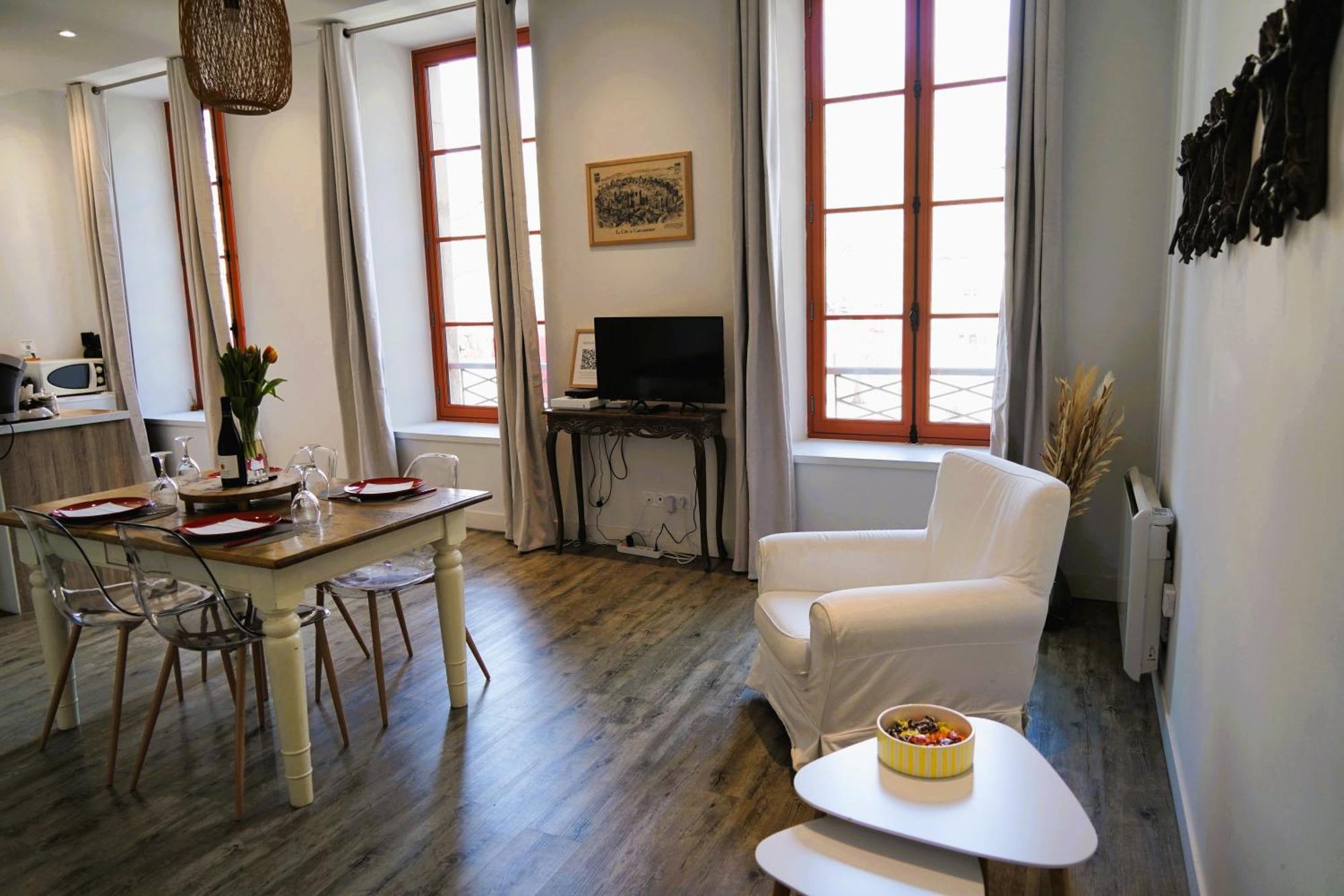 La Magie De Carnot Meuble De Tourisme 3 Etoiles Leilighet Carcassonne Eksteriør bilde